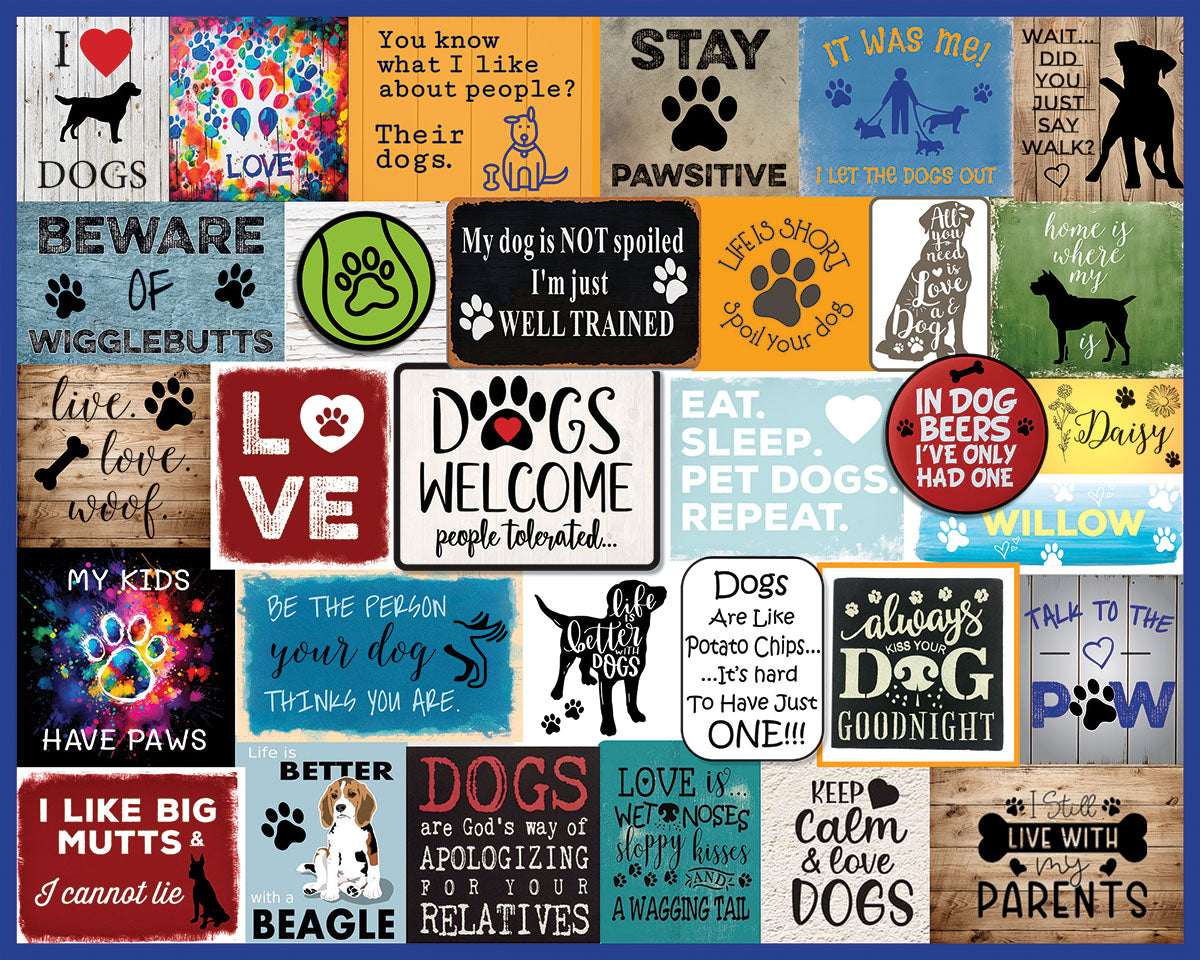 I Love Dogs (2149pz) - 300 Piece Jigsaw Puzzle